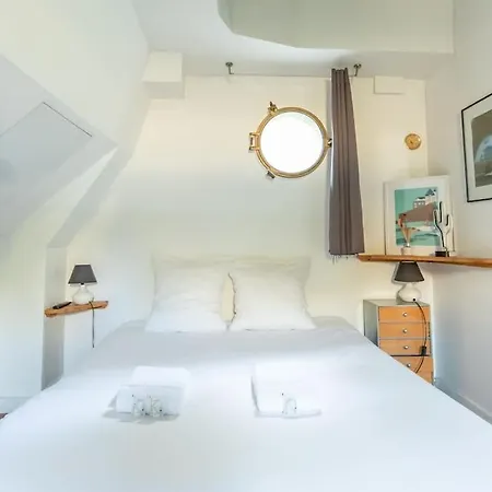 Grande Peniche 4 Ch - 10 Pers -paris - Ile De Puteaux- Terrasses *
