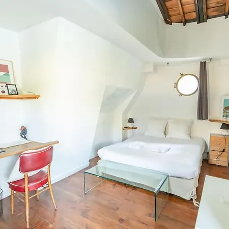 Grande Peniche 4 Ch - 10 Pers -paris - Ile De Puteaux- Terrasses * Puteaux