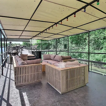 Grande Peniche Climatisee Avec Terrasse - Proche Paris *