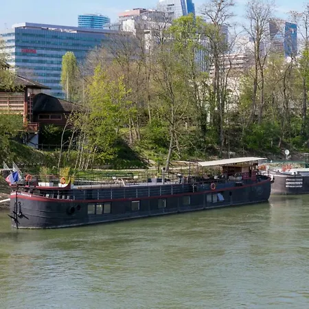 Grande Peniche Climatisee Avec Terrasse - Proche Paris Tatil Evi